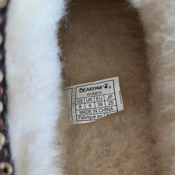 Bearpaw Martis Suede Slippers Slip Ons Size 8 NWT  Iced Coffee $75 - Picture 6 of 10